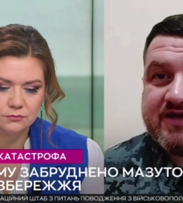 &quot;Неутешительные выводы&quot;: Плетенчук ответил, может ли мазут из Крыма добраться до побережья Одесской области