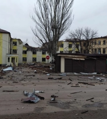 Військові РФ обстріляли лікарню у Мирнограді