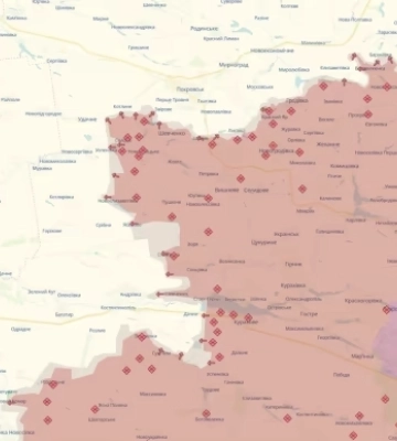 Вся карта красная: DeepState показал новое продвижение оккупантов в Украине