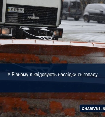 У Рівному ліквідовують наслідки снігопаду