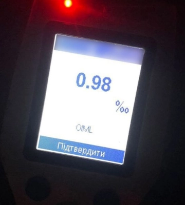 Вночі сумські патрульні зупинили нетверезого водія