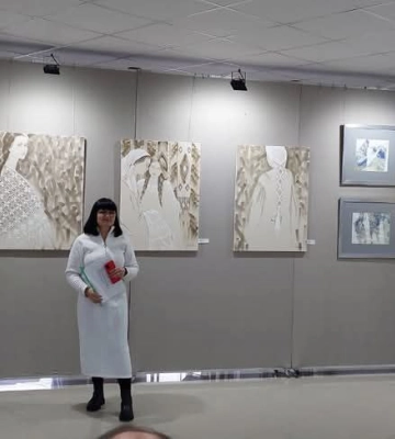 «Біле по білому». 16 авторів із Мукачева, Хуста, Виноградова та Києва презентували виставку живопису