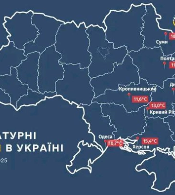 У Херсоні 10 січня зафіксували три нові температурні рекорди