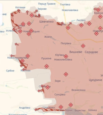 Сили оборони відновили положення у Шевченку, ворог окупував Зелене, що біля Покровська, - DeepState. КАРТА
