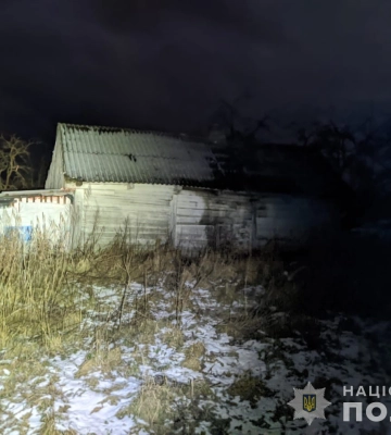 На Волині поліцейські затримали двох зловмисників за умисний підпал приватного будинку