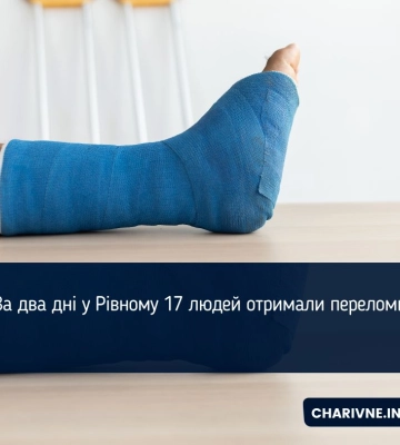 За два дні у Рівному 17 людей отримали переломи