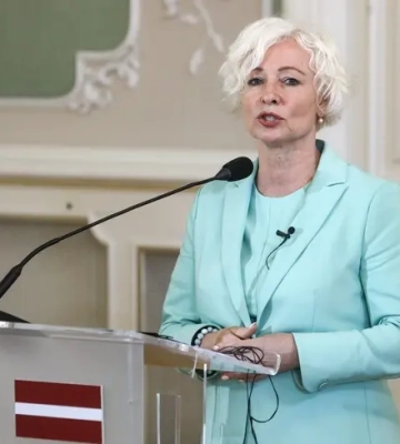 До Києва приїхала спікерка Сейму Латвії Дайга Мієріні