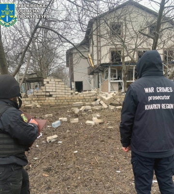 Ввечері «шахед» окупантів атакував село на Харківщині: постраждало двоє людей