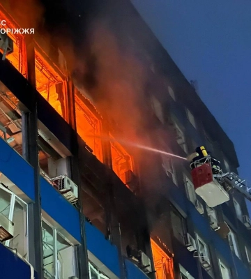 Запоріжжя зазнало удару, є загиблі і поранені