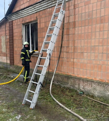 У Луцькому районі горів приватний будинок