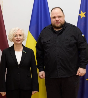 Зустріч Стефанчука і спікера сейму Латвії: що було обговорено