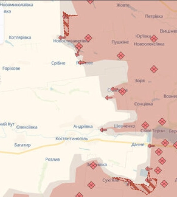 Росіяни окупували Янтарне та просунулись біля 5 населених пунктів на Донеччині, - DeepState. КАРТИ