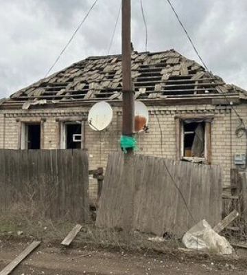 Доба на Донеччині: росіяни 5 разів били по області, пошкоджено будинки та ЛЕП