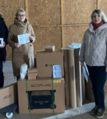 Державний архів Миколаївської області отримав допомогу від благодійників