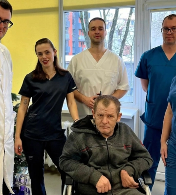 У Франківській ЦМКЛ ветеран Любомир Кавка відновлюється після полону і тяжких травм