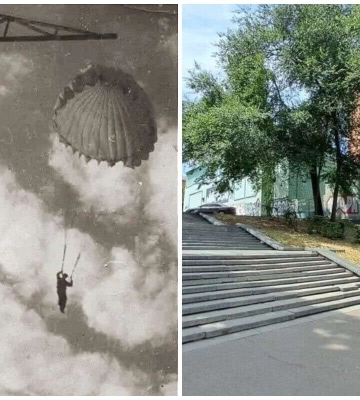 Де у Дніпрі минулого століття кожний міг стрибнути з парашутом