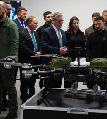 Зеленский продемонстрировал Стармеру украинские дроны