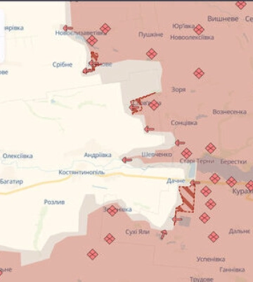 Війська РФ окупували Піщане, Слов’янку та Ясенове, - DeepState. КАРТИ