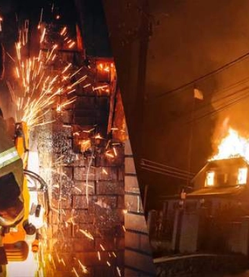 Атака БпЛА на Киевщину: полиция и ГСЧС показали фото разрушений