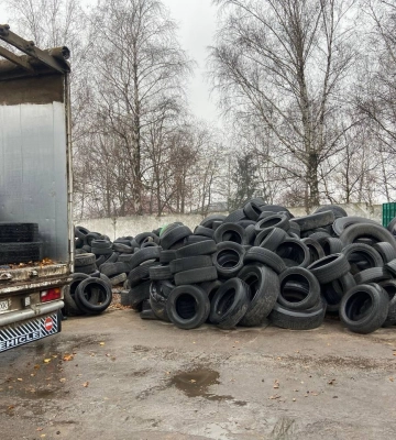 Куди подіти старі шини у Рівному