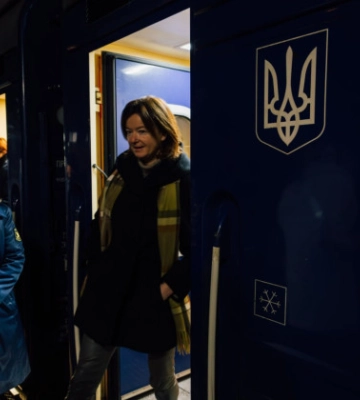 Очільниця МЗС Словенії Таня Файон прибула до Києва