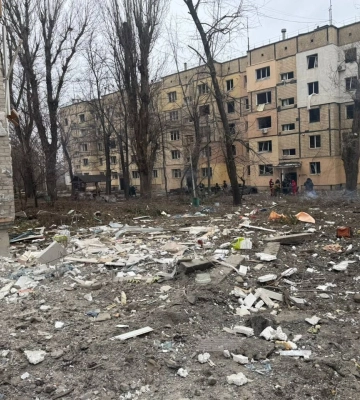Окупанти атакували Кривий Ріг: пошкоджені навчальний заклад та житлова забудова