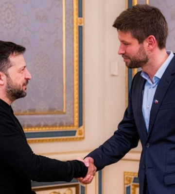 Зеленский встретился с лидером оппозиции Словакии