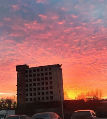Містян зачарував захід сонця над Чернівцями