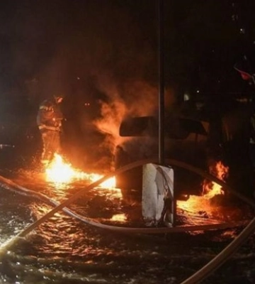 З&#039;явилися фото наслідків удару балістики по Києву