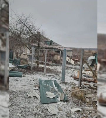 Зруйновані будинки: фото обстріляного села на Харківщині показав Синєгубов