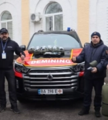 На Кіровоградщині сапери ДСНС отримали допомогу від Благодійного фонду. ВІДЕО