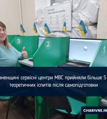 На Рівненщині сервісні центри МВС прийняли більше 5 тисяч теоретичних іспитів після самопідготовки