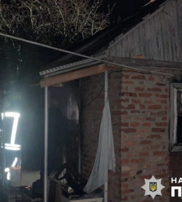 В селі Садки під час пожежі загинув чоловік. Поліція встановлює обставини
