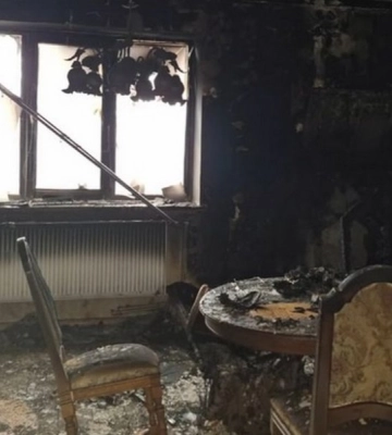 На Закарпатті затримали зловмисника, який підпалив будинок родини з Берегівщини (ВІДЕО)