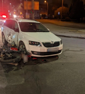 ДТП у Рівному: внаслідок автопригоди травмувався мотоцикліст