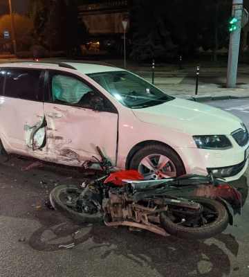 ДТП у Рівному: внаслідок автопригоди травмувався мотоцикліст