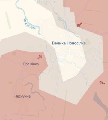 Армія РФ намагається прорвати українську оборону на околицях Великої Новосілки: у росіян великі втрати – ЗСУ