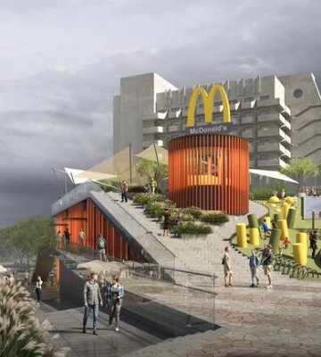 У Дніпрі планують збудувати McDonald&#039;s на даху біля цирку