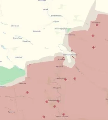 Ворог просунувся у Дворічній, Новосілці та біля ще трьох населених пунктів, - DeepState. КАРТИ