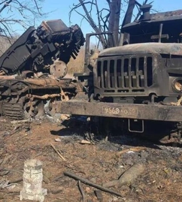 РФ минулої доби втратила на війні в Україні 1600 окупантів, 12 танків і 130 БПЛА