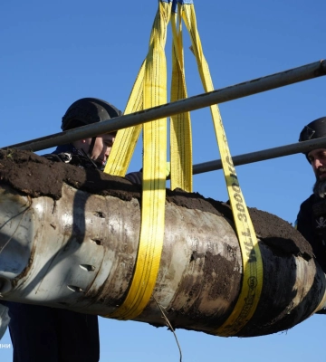 На Миколаївщині піротехніки ДСНС знищили ФАБ-500