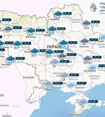До Києва йдуть дощі та мокрий сніг: названо точні дати, коли будуть опади