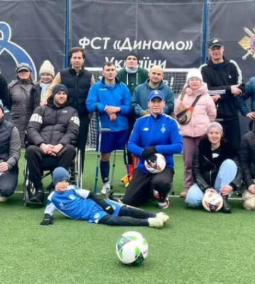 В Одесі розширюють можливості адаптивного спорту для реабілітації ветеранів: відбулося перше відкрите тренування з ампфутболу