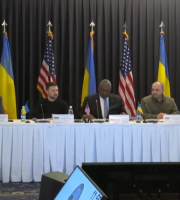 Засідання «Рамштайн»: США надають Україні останній пакет допомоги від адміністрації Байдена. ВІДЕО