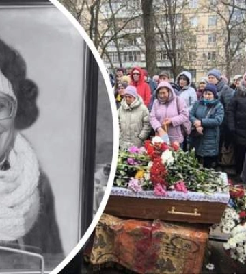 У Кривому Розі прощалися з Оксаною Сухоруковою: вчителька загинула внаслідок ракетного удару