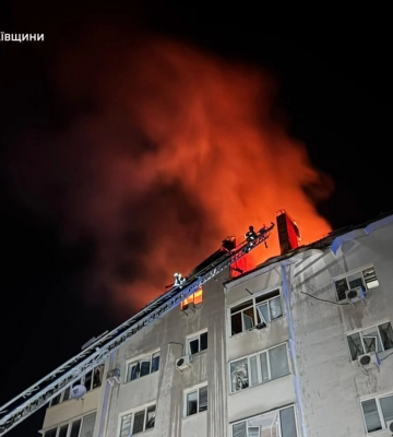 Появились фото последствий ночной дроновой атаки на Николаев