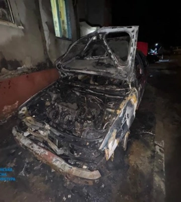 Судитимуть рівнянина, який підпалив авто та втік до Києва