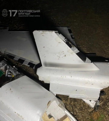 Вночі поблизу Полтави збили ворожий дрон