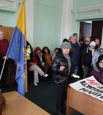 Полтавці вже вчетверте протестували проти закриття ЦРЛ
