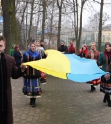У Ківерцях з нагоди Дня Соборності відбулася акція «В єдності сила»